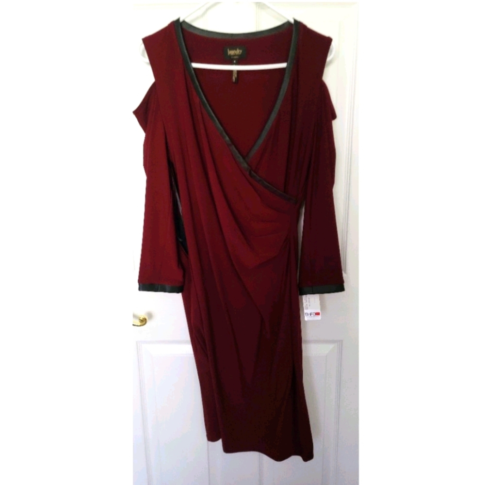 Laundry By Shelli Segal Women's Sz M Cold Shoulder
